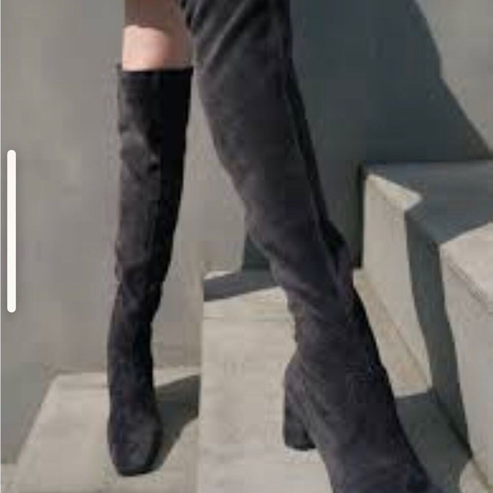SCHULTZ TALL‎ OVER THE KNEE SUEDE BOOTS SIZE 8.5B